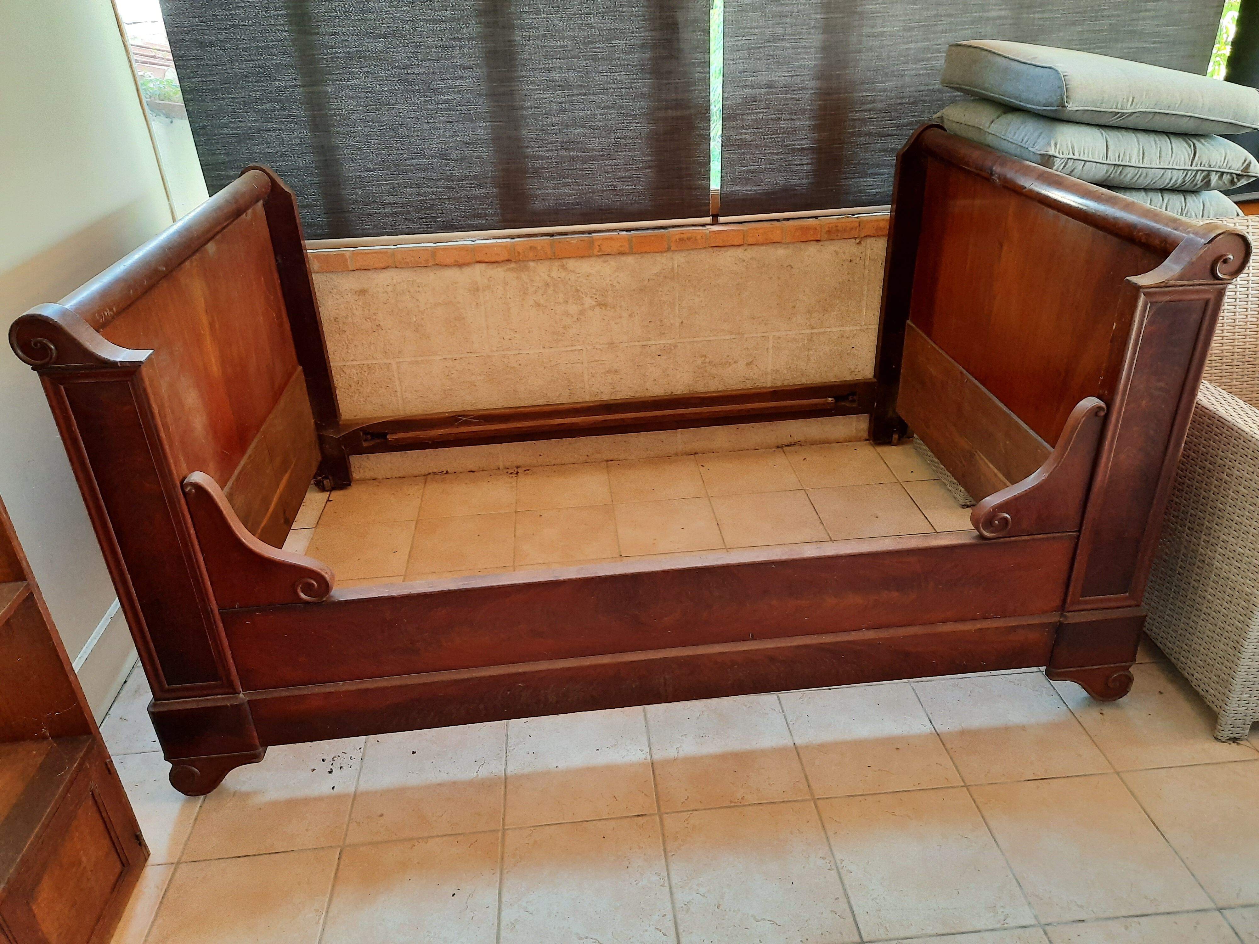 Lit à rouleau XIXème