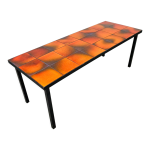 Table basse céramique - orange