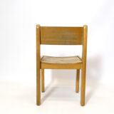 Children's chair all wood, 1960-1970.