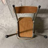 Pair of 80s school chairs
