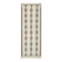 Tapis de couloir turc vintage 145x385 cm