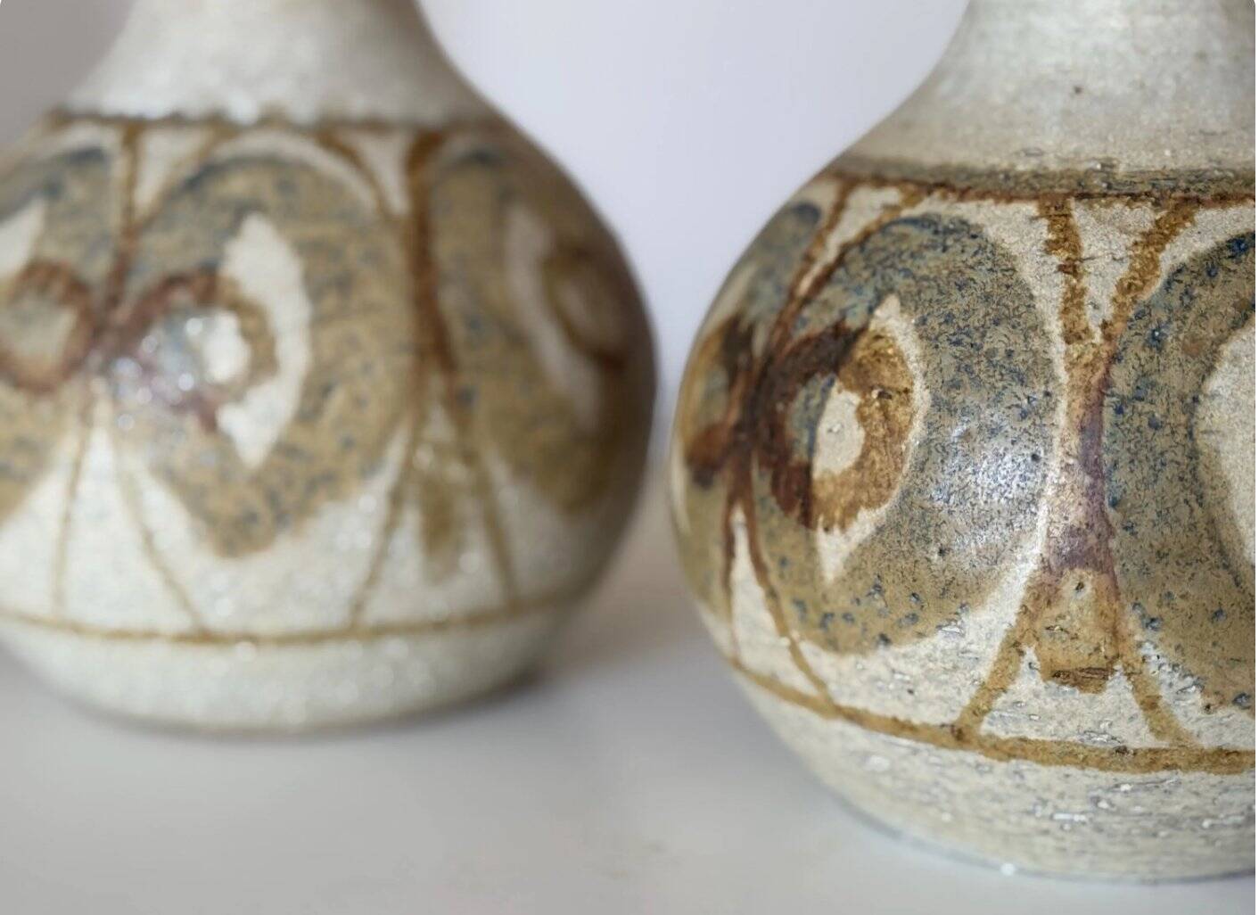 Vintage Danish table lamps in ceramic from Søholm, 1960s, set of 2
