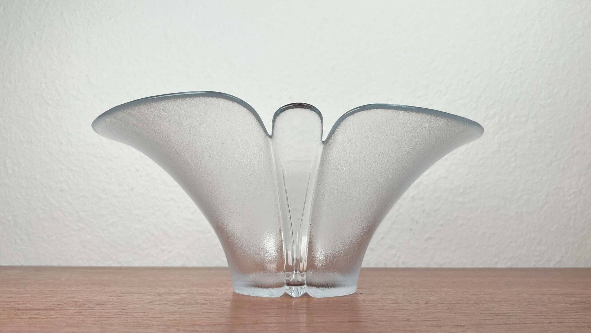 Vintage Danish glass bowl by Holmegaard, 1970s