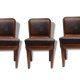 Lot of 5 Marine leather chairs ship Chair