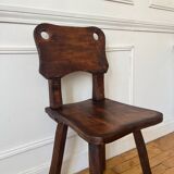 Rustic and brutalist chair