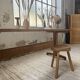 Perriand mountain furniture pine dining table