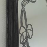 Miroir style art déco 47x57cm
