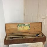 Garden croquet game