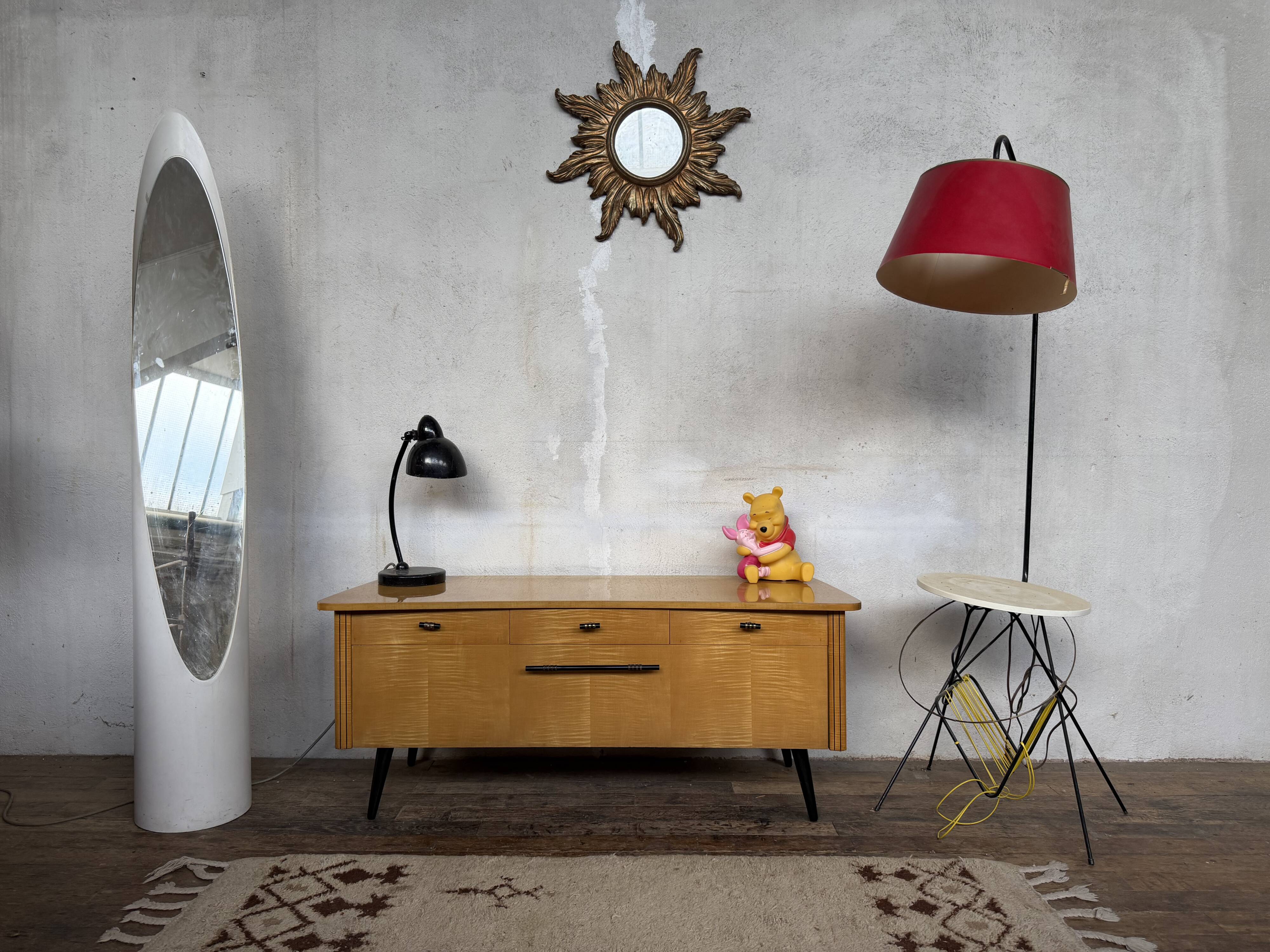 Vintage 1960s sideboard – Mid-Century Design – Warm wood