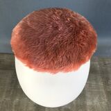 Pouf vintage "Oeuf" Allibert