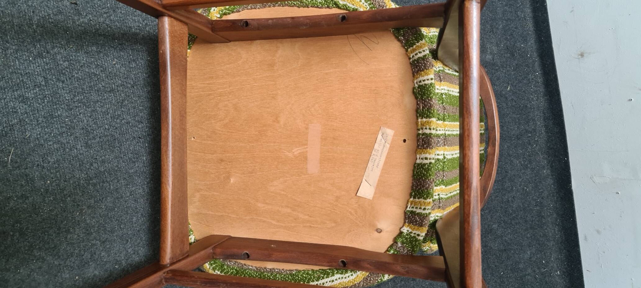 One Vintage teak dining chair