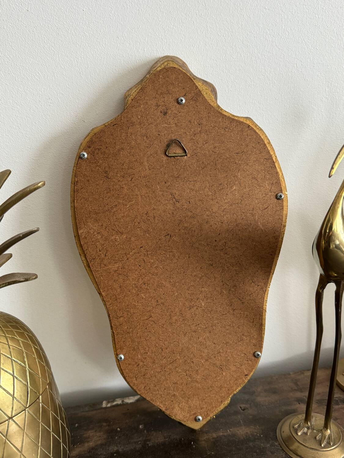 Old golden mirror 32x18cm