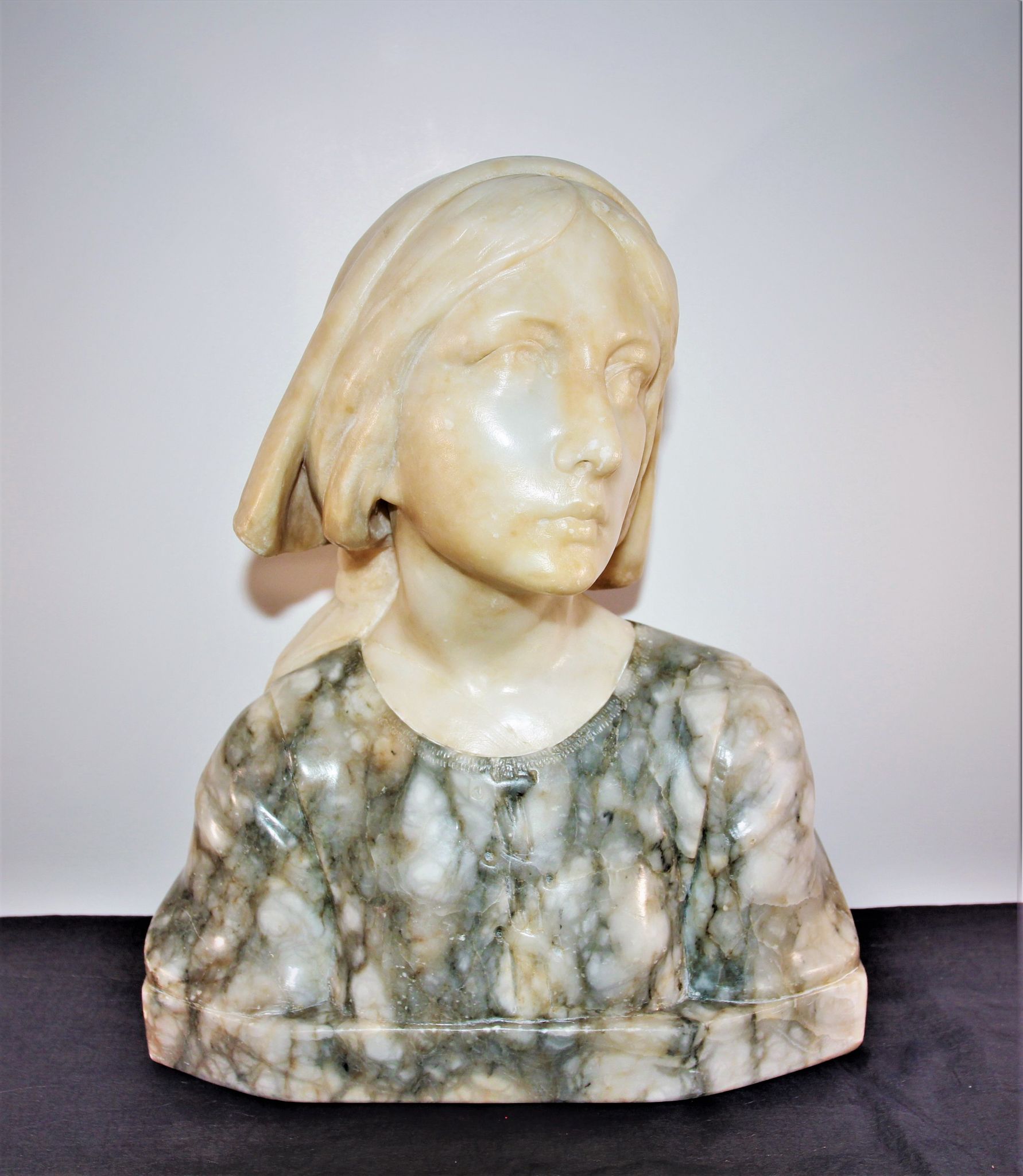 Bust of Joan of Arc by Guglielmo Pugi (1850-1915), c. 1900