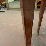 Louis XVI style pedestal table in rosewood veneer XX century