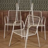 Series of 4 EMU armchairs model Rio 1960's