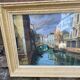 Oil painting on canvas A. Mariani Venice 1960