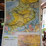 Geographic map of the natural regions of France