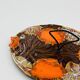 Plat Poisson Vallauris Céramique Vintage Orange