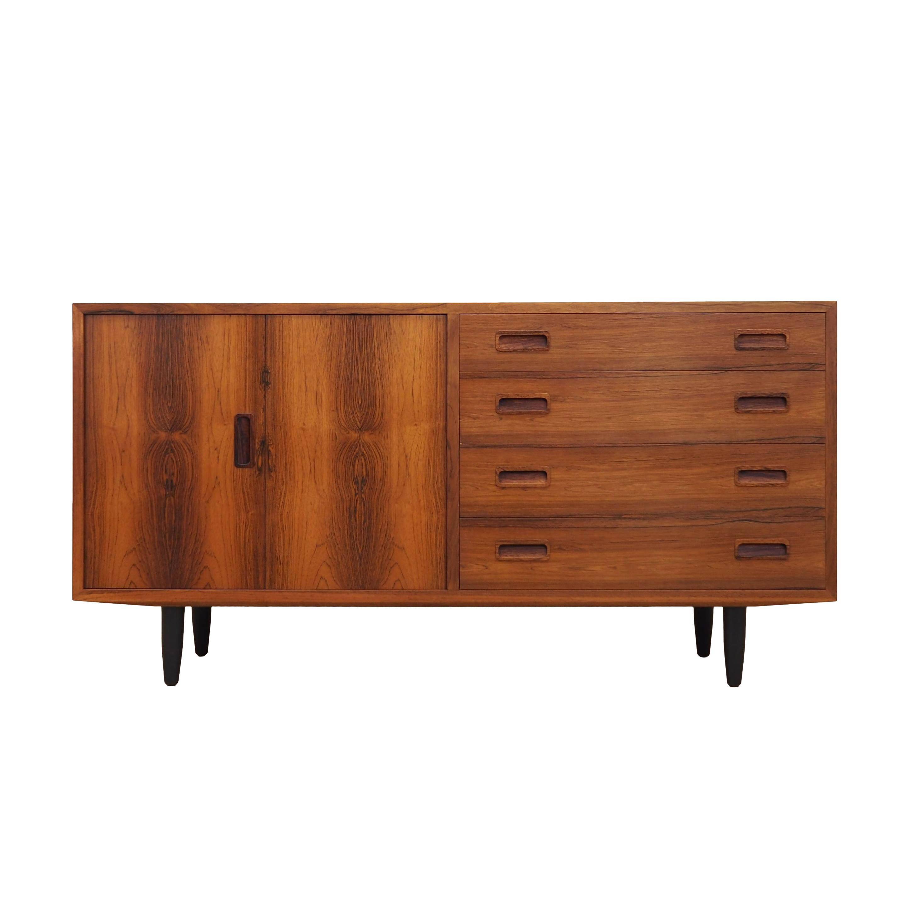 Commode en palissandre, design danois, années 1970, designer : Carlo Jensen, production :