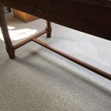 19th-century cherry farm table