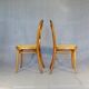 Deux chaises N°10 de Thonet 1870 noyer clair