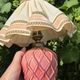 Rare 1970s Desk lamp with pleated shade