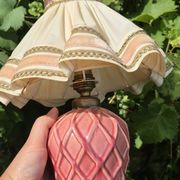 Rare 1970s Desk lamp with pleated shade