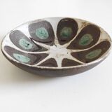 Empty ceramic pocket cup signed Suz