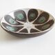 Empty ceramic pocket cup signed Suz