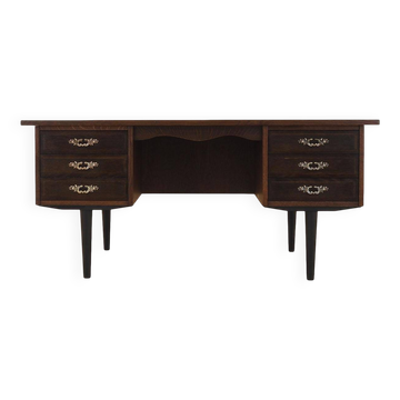 Bureau en noyer danois avec tiroirs, années 1960