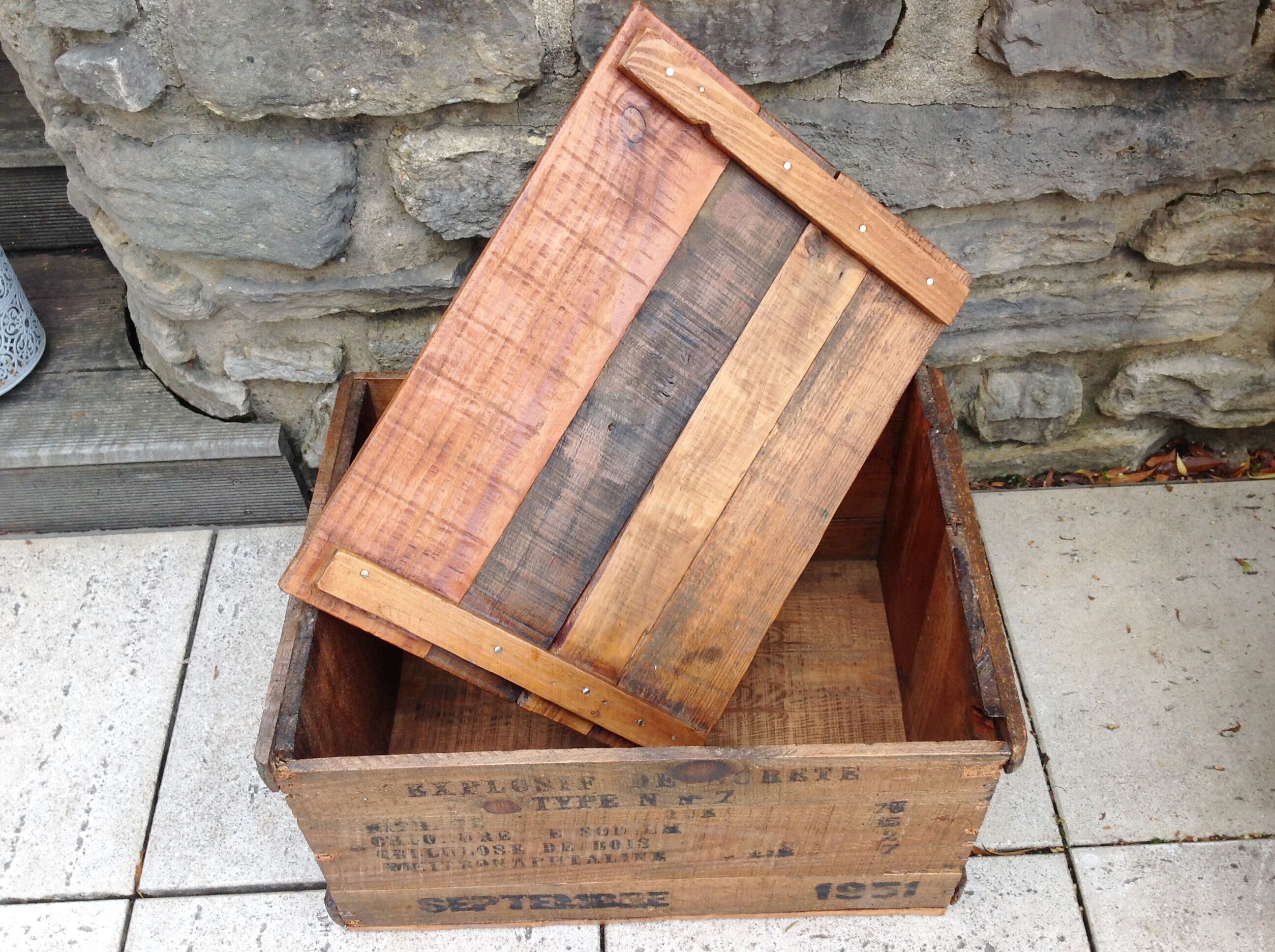 Old wooden crate explosive industrial style 50