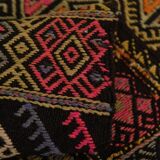 6x7 Turkish Vintage Kilim Rug, 180x207Cm