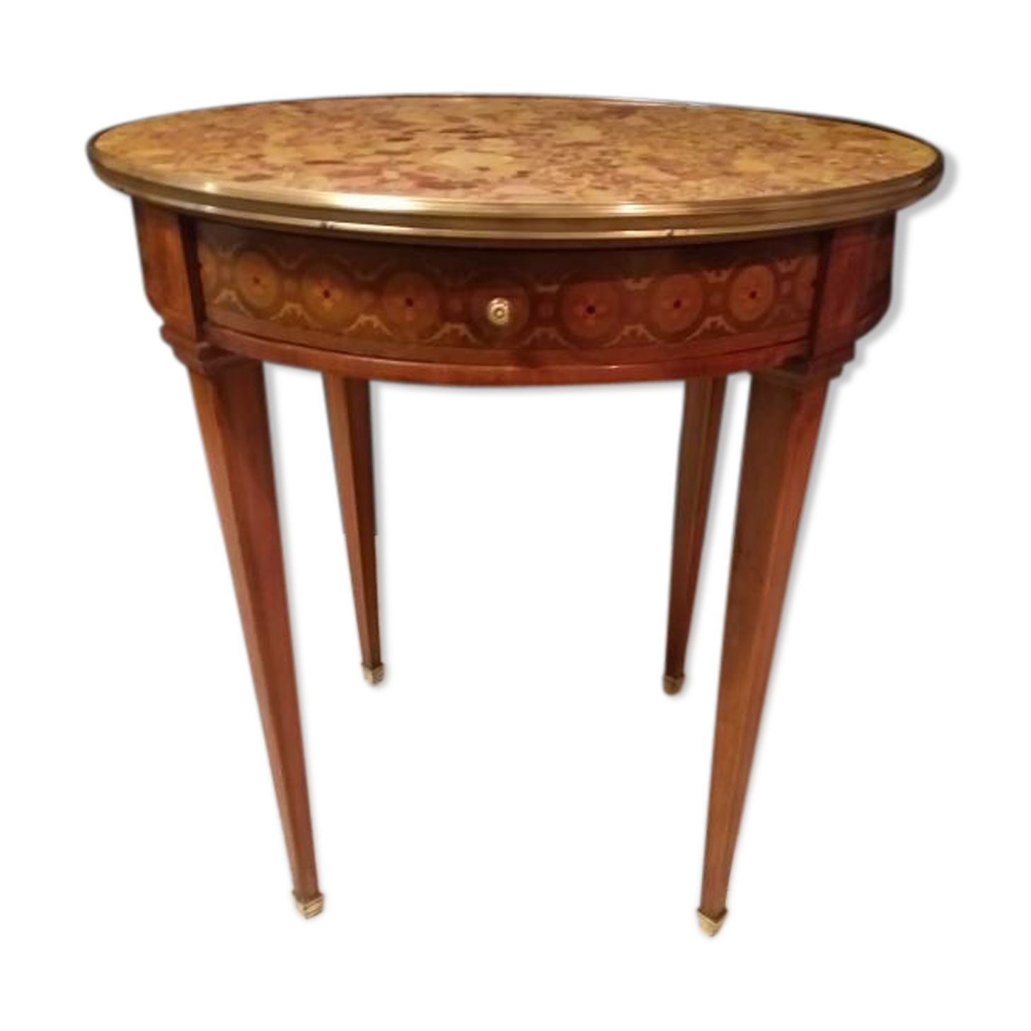 Louis XVI-style round side table