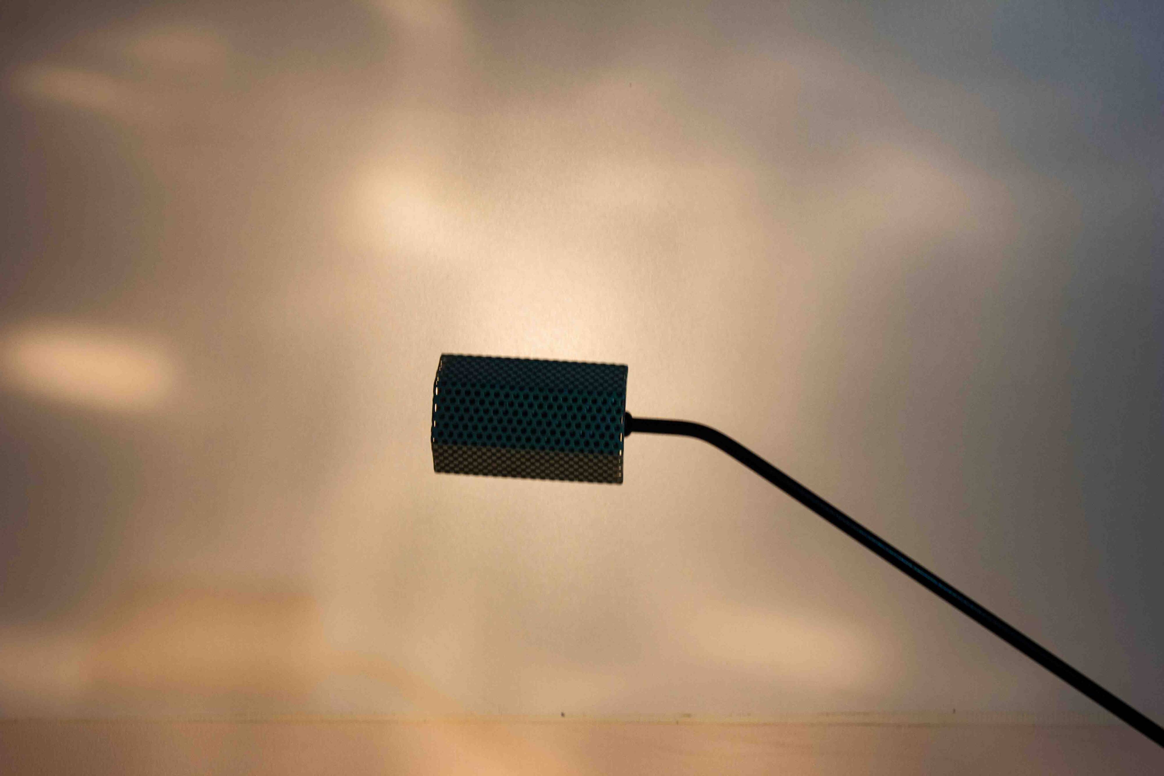 Functionalist geometrical desk lamp, France 1950s