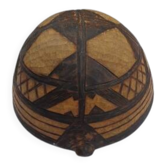 African bowl made of tortoise wood