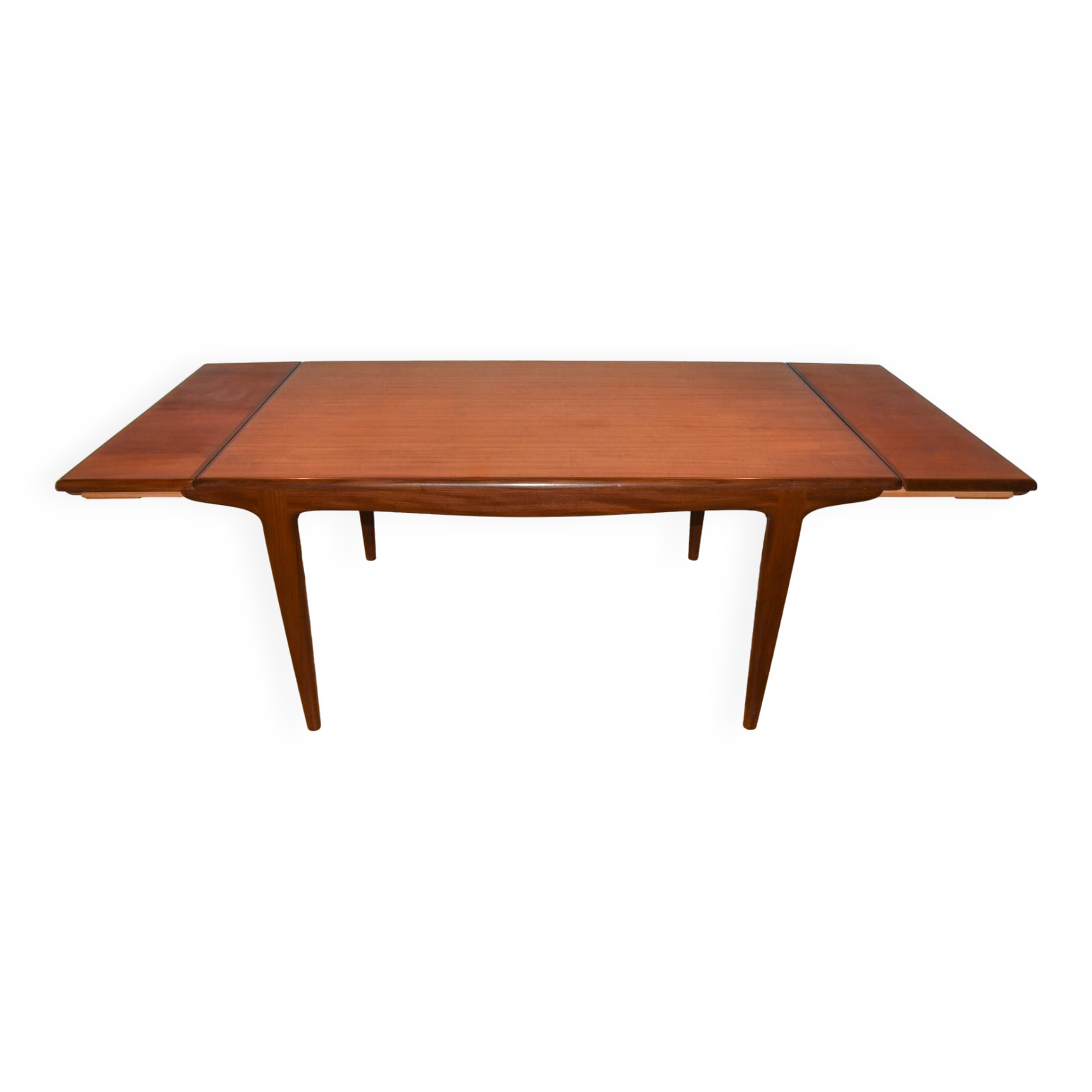Table teck à rallonges - 60's