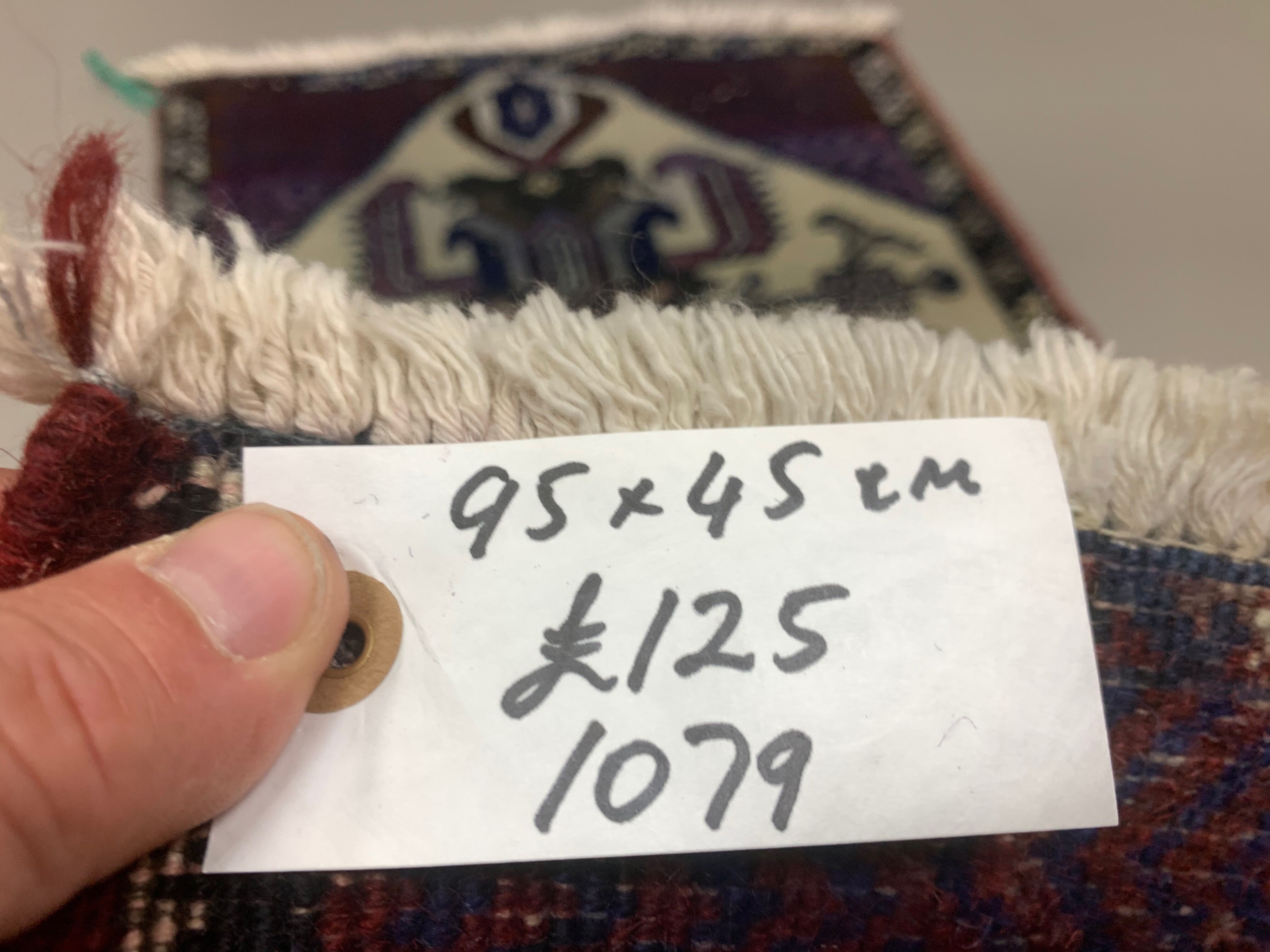 Turkish Rug 95x45 cm