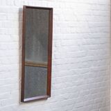 Miroir danois moderne du milieu du siècle en palissandre, 1960s