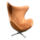 Fritz Hansen Egg Chair 07-'63 Cognac Camel vintage leather NEW CONDITION!!