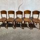 Set of 5 Fischel bistro chairs