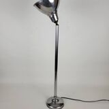 Art deco lamp / floor lamp in chrome metal
