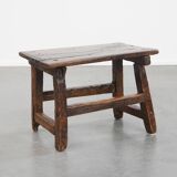 Unique Antique Spanish Side Table / Stool from the 16th Century