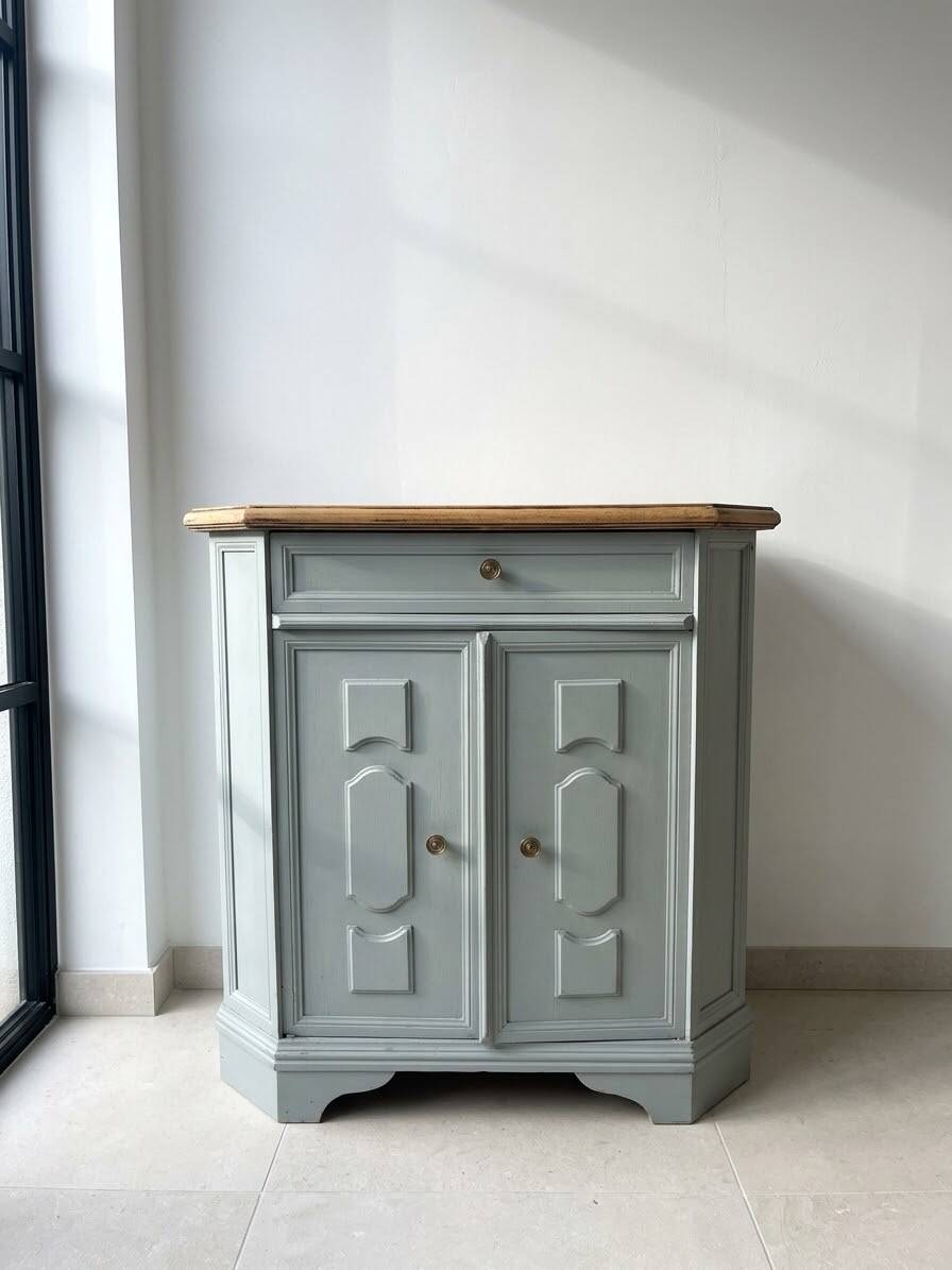 Vintage wooden jam cupboard
