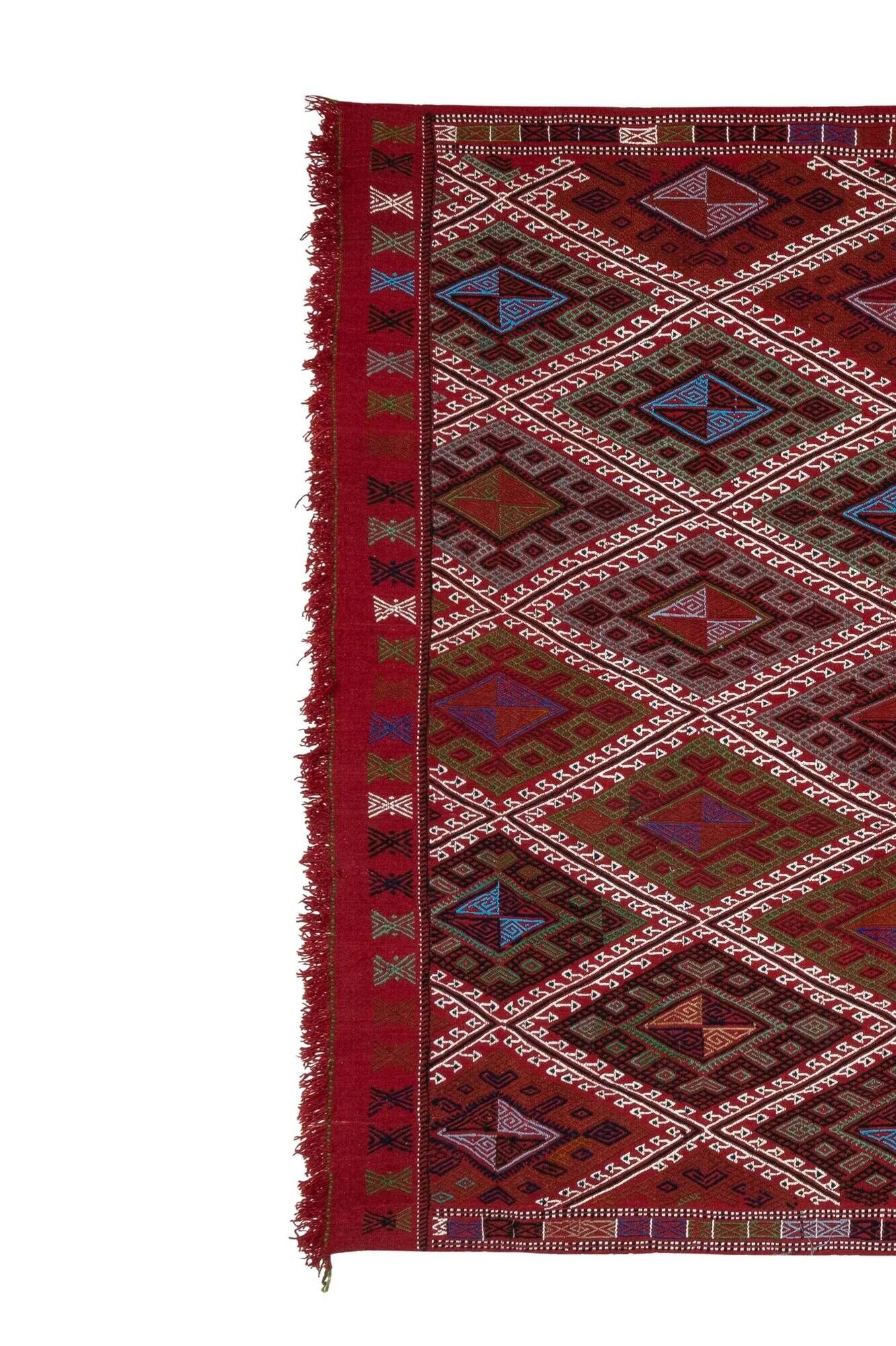 Vintage Turkish kilim, handwoven, 160x247 cm.