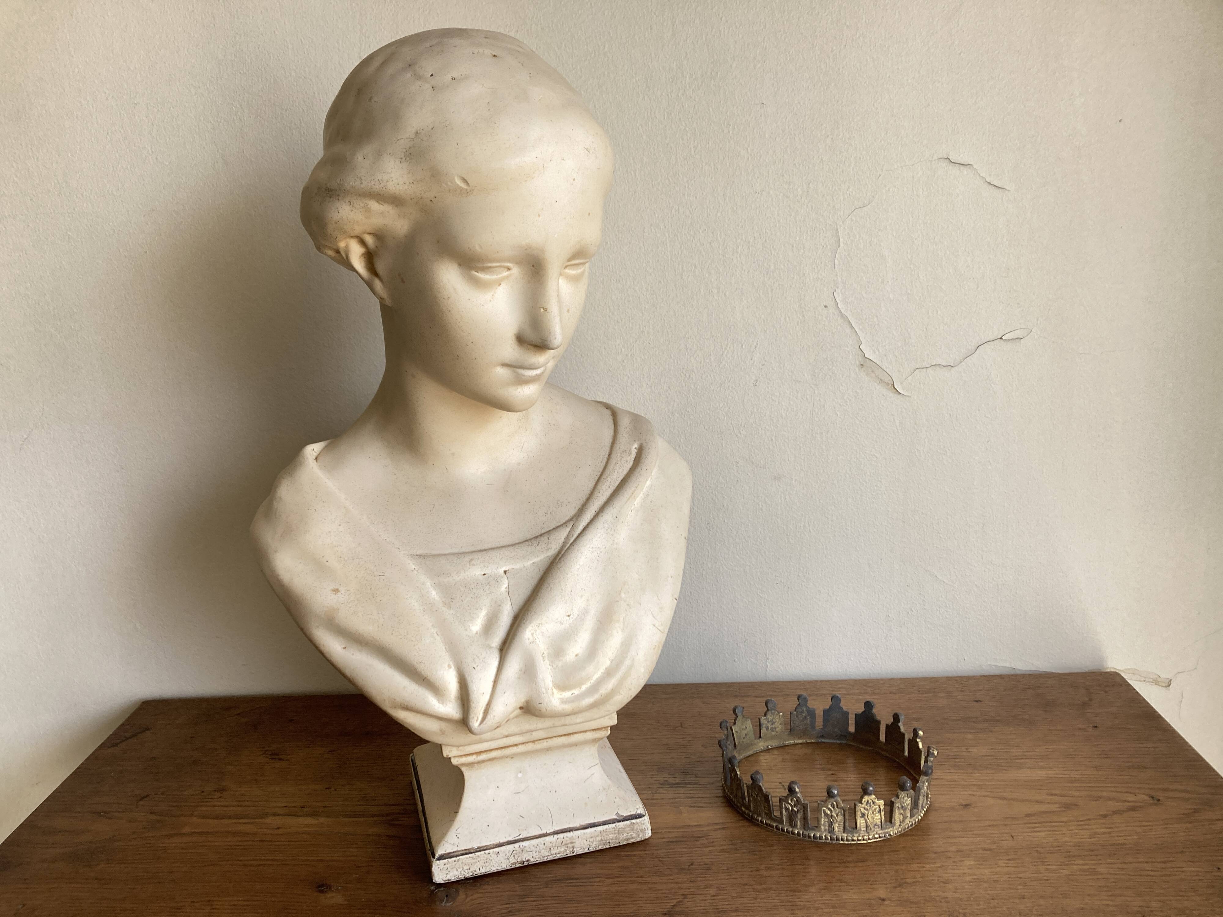 Plaster head known as Wicar, Renaissance Italy 17th century, Louvre Museum