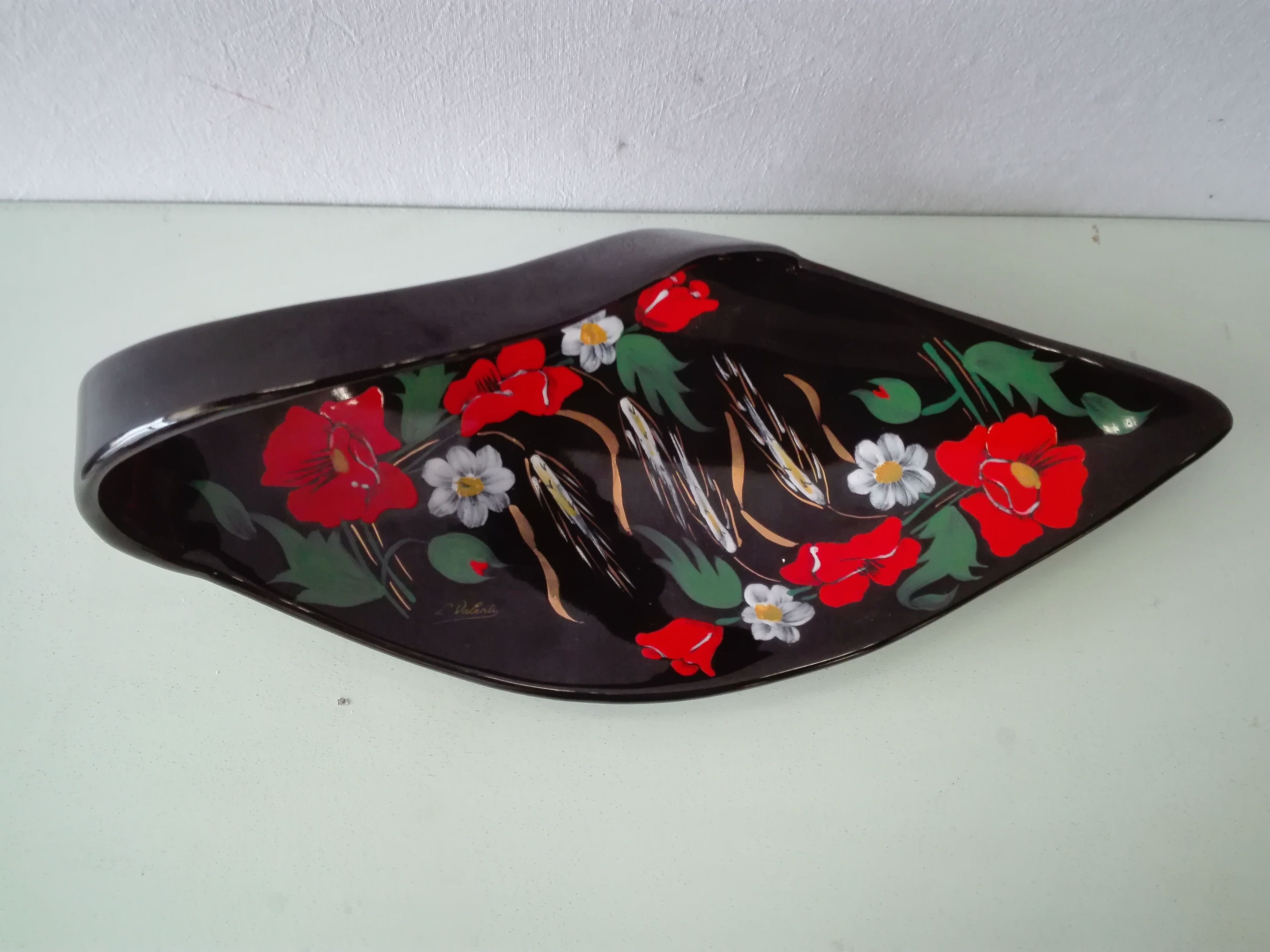 Corbeille de Longwy coquelicot Léa Valenti