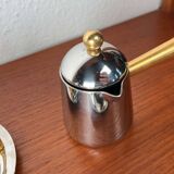 Espresso cups and saucers from the Italian postmodern Lavazza Oro series by Balzano, 1980s, set of 7.