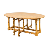 Scandinavian pine gateleg table 1970s