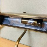 Industrial aged brass wall  picture light