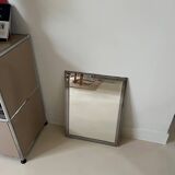 Chromed metal mirror from the 70s